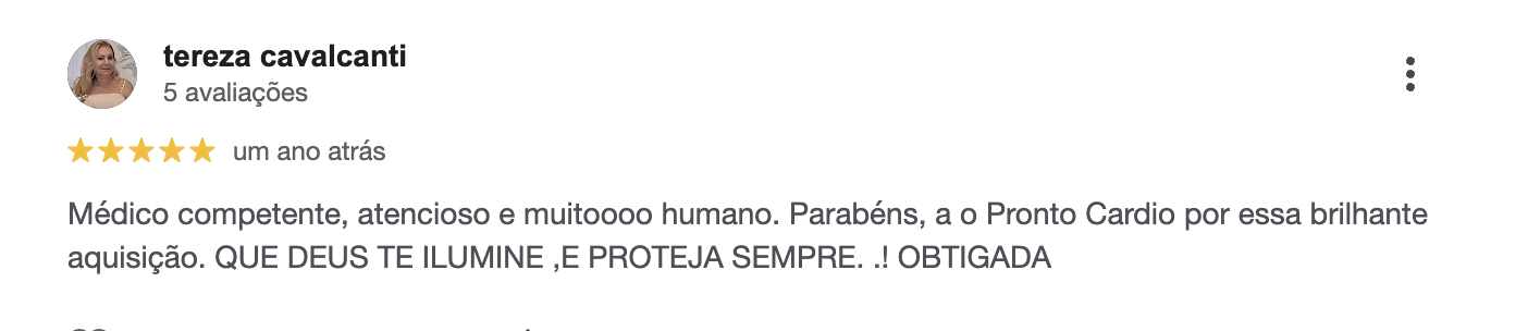 Depoimento de paciente — Dr. David Neto